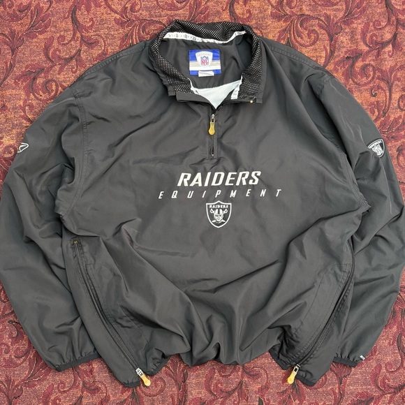 VTG Reebok Oakland Raiders Pullover - Picture 1 of 4